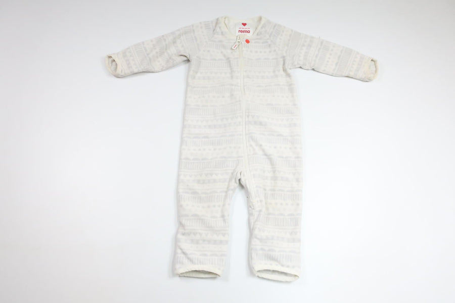 Fleece overalls from Reima - Size 68/74 - Off-white