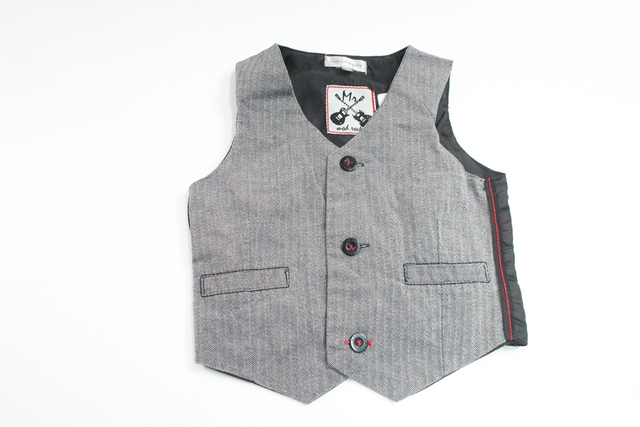 Suit vest from Kappahl - Size 74 - Grey