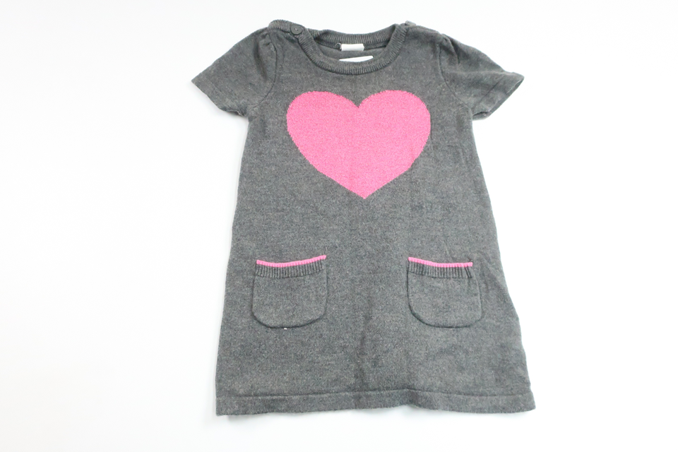 Knitted dress from H&M - Size 74 - Grey