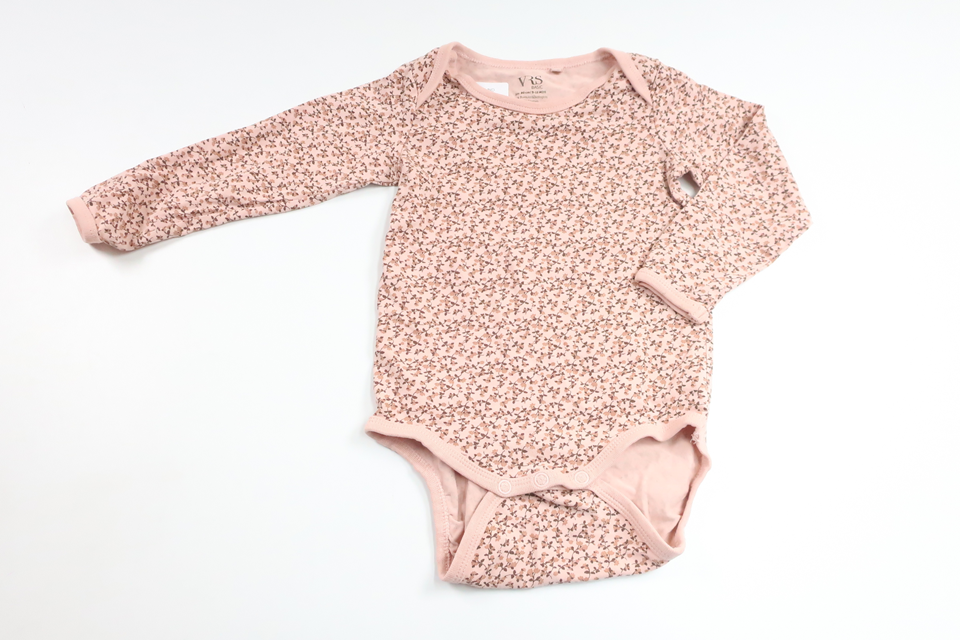 Geblümter Body von VRS – Größe 80 – Rosa