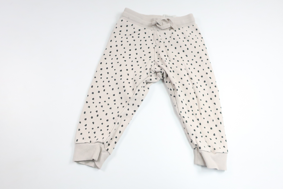 Polka dot pants from H&amp;M - Size 74/80 - Beige