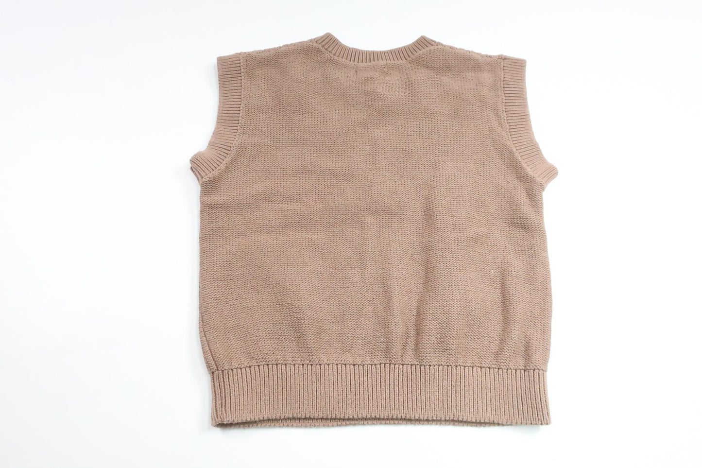 Strickweste von Newbie – Größe 98/104 – Beige