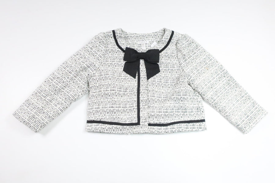 Strickjacke von Livly – Größe 92/98 – Grau