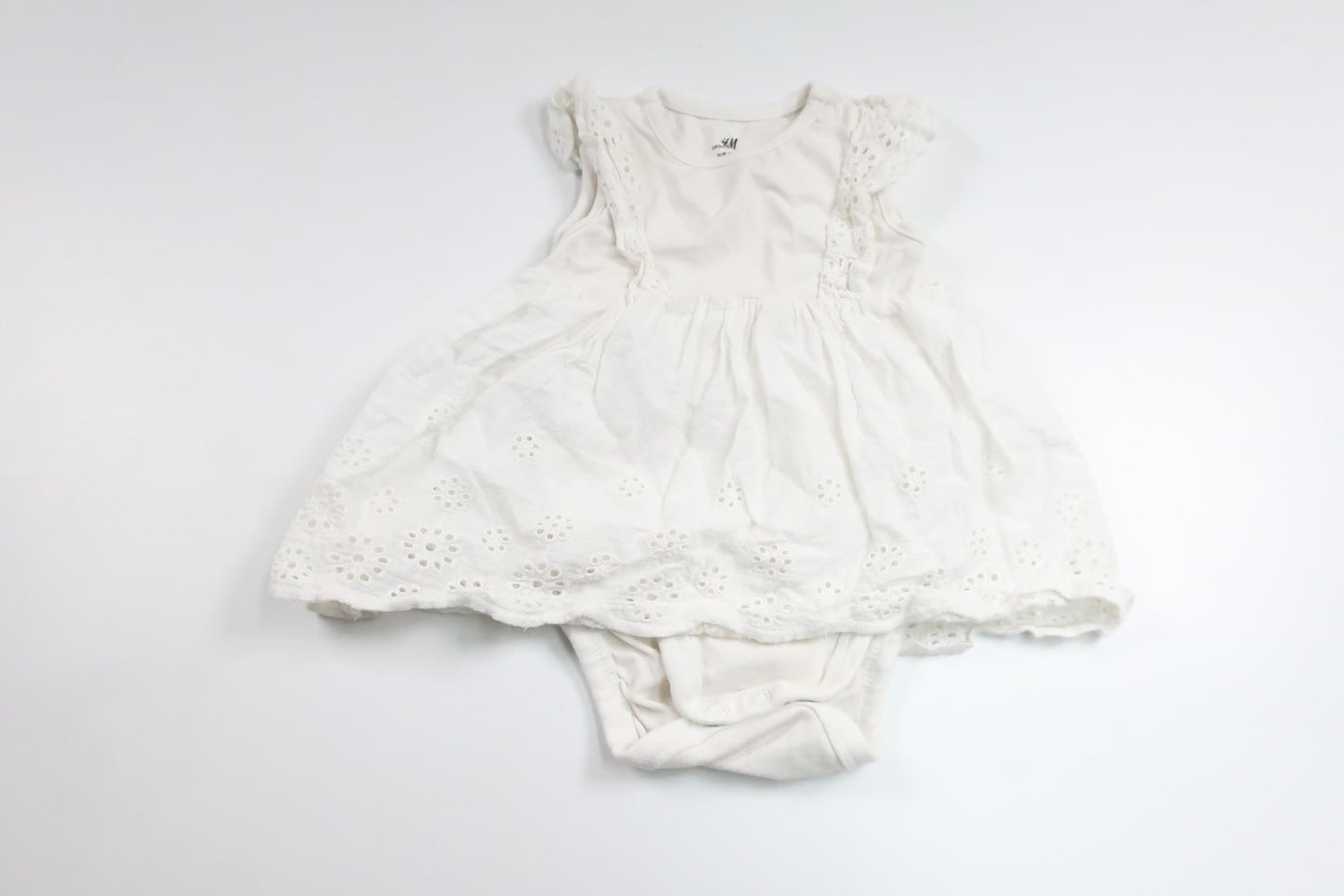 Dress with built-in body from H&M - Size 56 - White