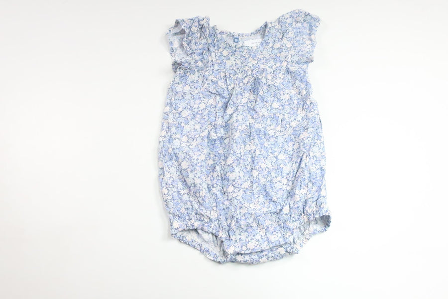 Floral bodysuit from Unknown - Size 74/80 - Blue