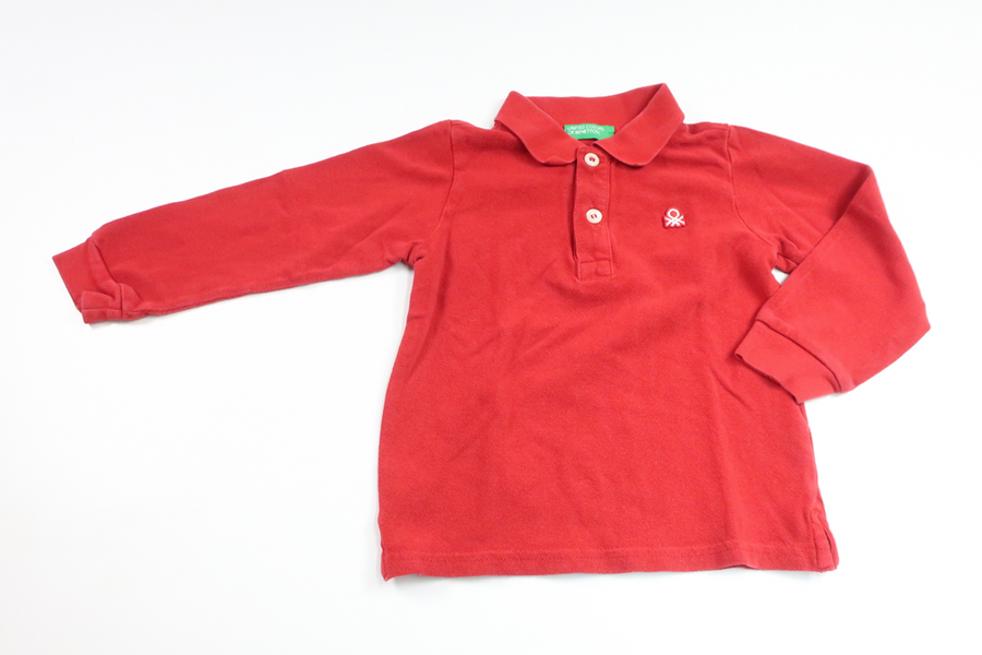 Poloshirt von United Colors of Benetton – Größe 90 – Rot