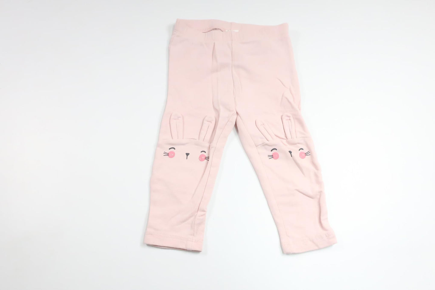 Pants with rabbits from H&amp;M - Size 80 - Pink