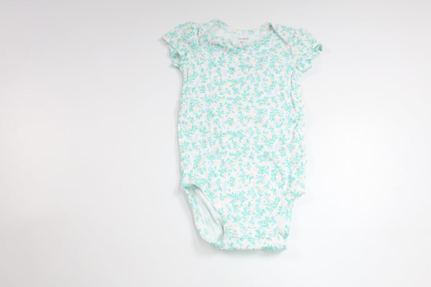 Geblümter Body von Carter's – Größe 68 – Weiß