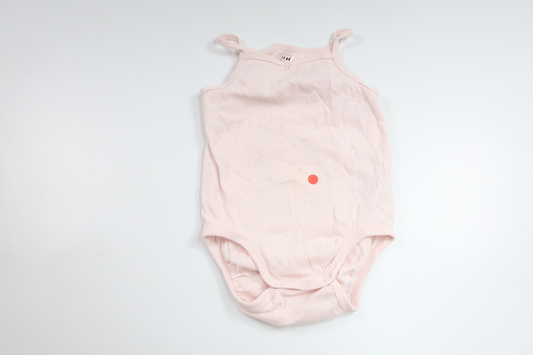 Linen bodysuit from H&M - Size 80 - Pink