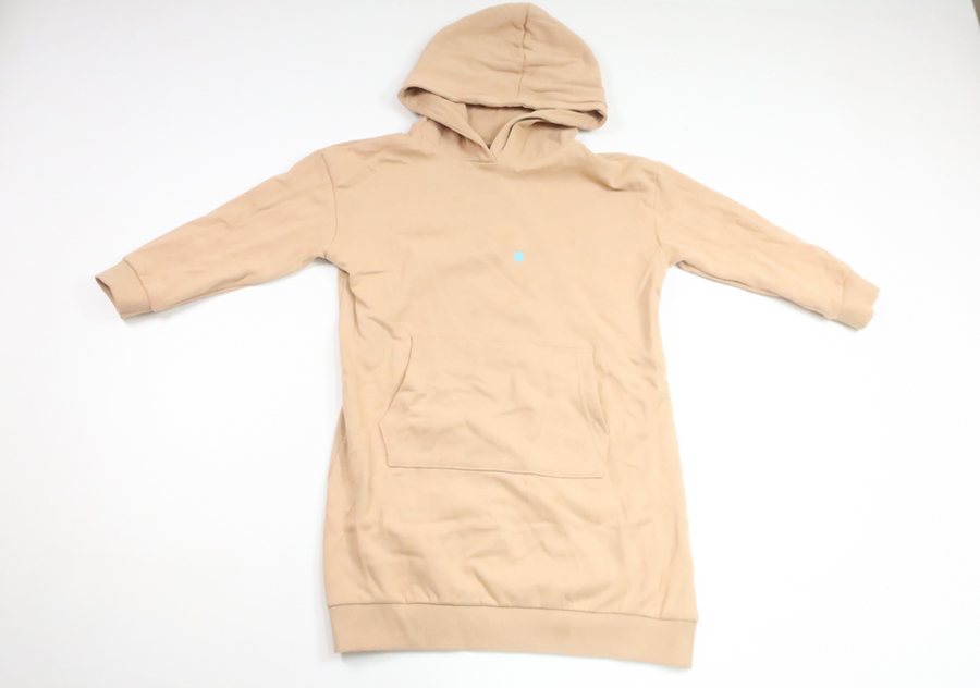 Kleid mit Kapuze von Lager 157 – Größe 120 – Beige