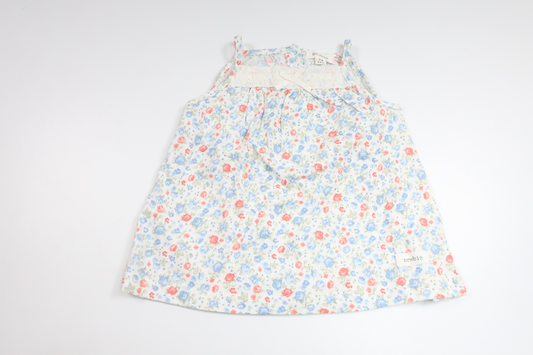 Floral tunic from Newbie - Size 74 - White