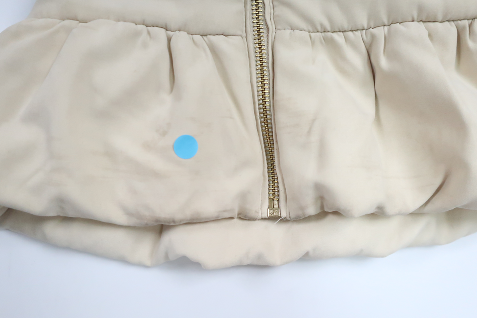 Weste mit Hasenkapuze von H&MM - Größe 74 - Cremeweiß