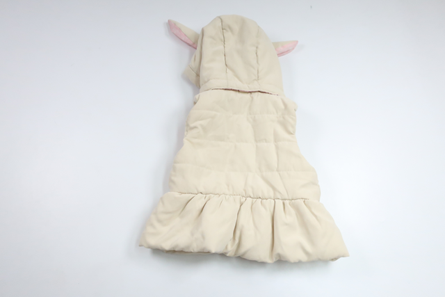 Weste mit Hasenkapuze von H&MM - Größe 74 - Cremeweiß