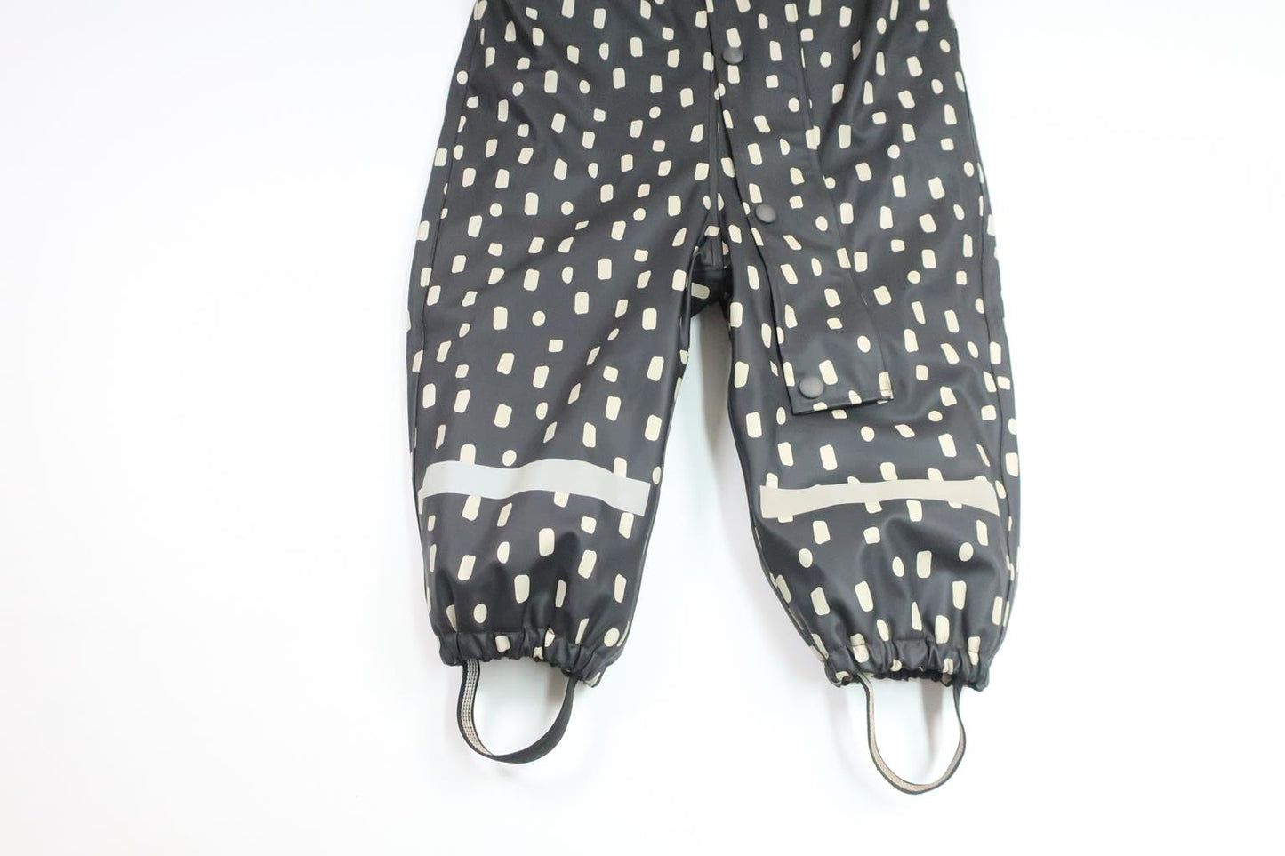 Fleecegefütterter Regenoverall von My Wear Baby – Größe 86 – Grau