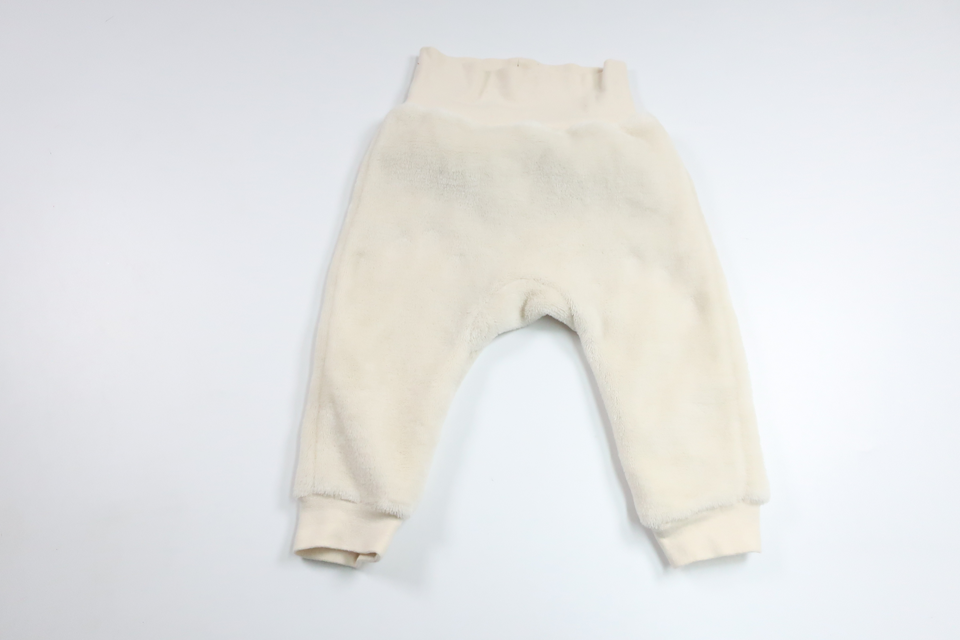 Fleece pants from H&M - Size 74 - Off-white