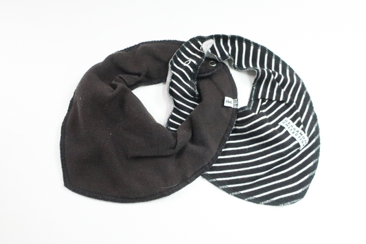 Zweierpack Lätzchen von unbekannter Marke – Einheitsgröße – Schwarz