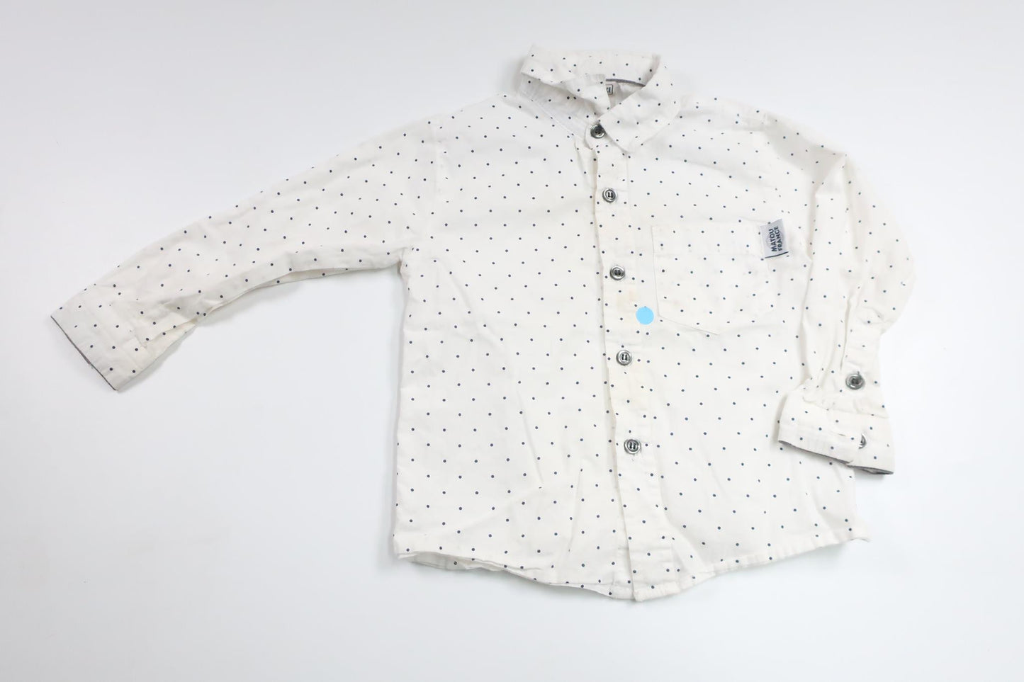 Polka dot shirt from Matou France - Size 80/86 - White