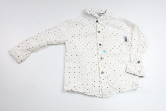 Polka dot shirt from Matou France - Size 80/86 - White