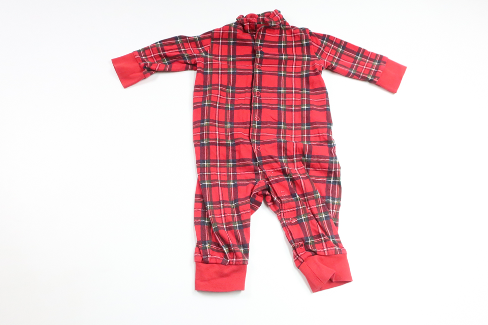 Karierter Pyjama von Lindex – Größe 68 – Rot