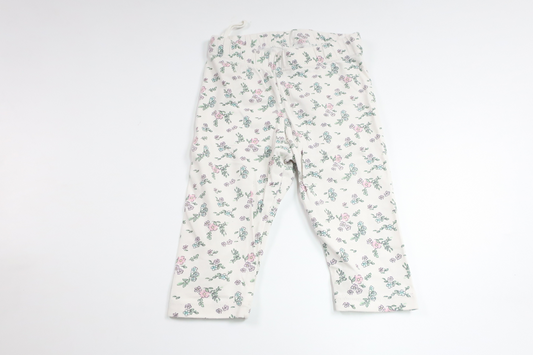 Floral leggings from Lindex - Size 62 - White