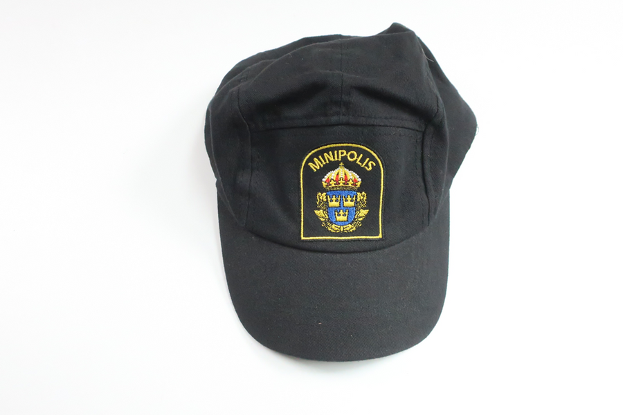 Police Cap from Unknown - Size 110/116 - Black