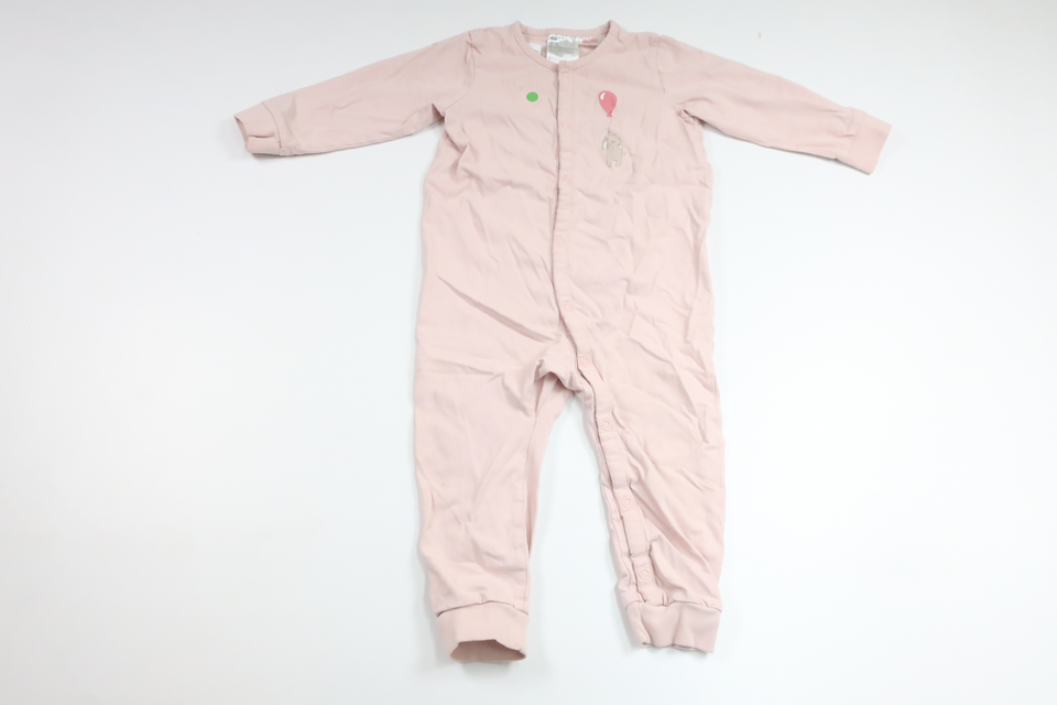 Pyjama mit Hasenmotiv von H&MM - Größe 86 - Rosa