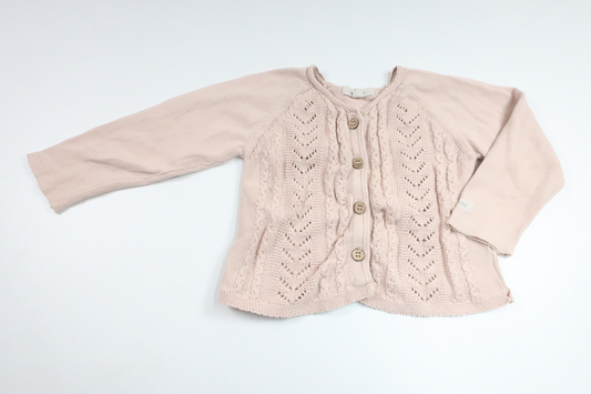 Strickjacke von Newbie – Größe 92 – Rosa