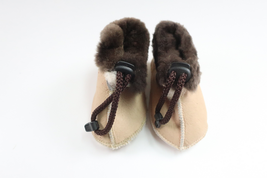Booties from Unknown - Size 62/68 - Beige