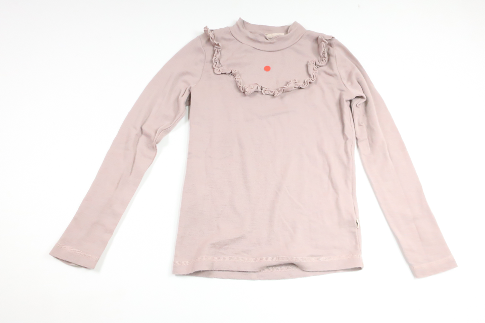 Pullover aus 100 % Merinowolle von Wheat – Größe 128 – Lila