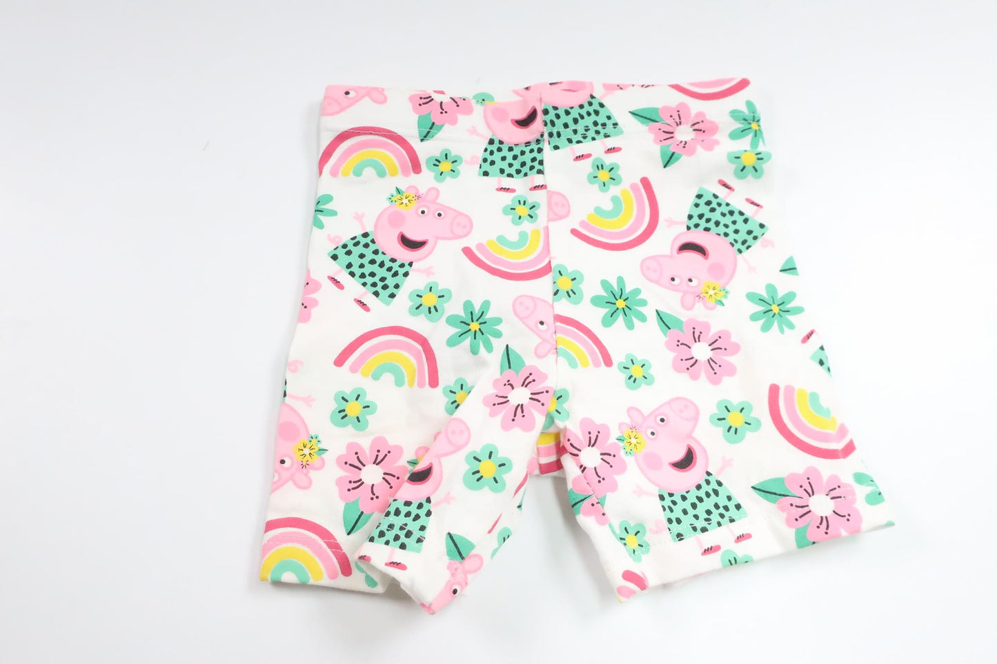 Shorts mit Greta Pig von Primark – Größe 62/68 – Weiß