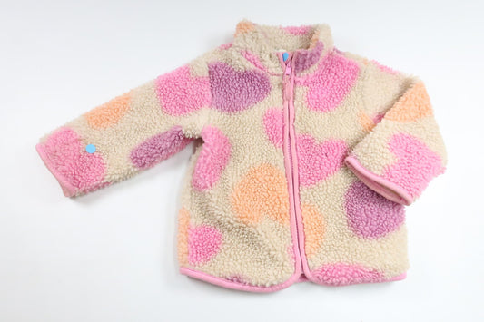 Jacke im Stapel mit Herzen von H&M - Größe 80 - Mehrfarbig