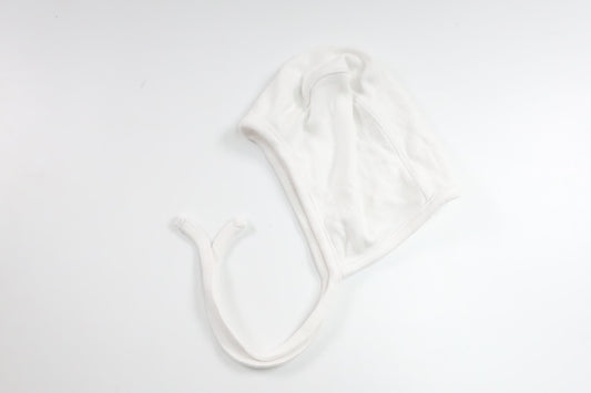 Helmkappe unbekannter Marke – Größe 62/68 – Weiß