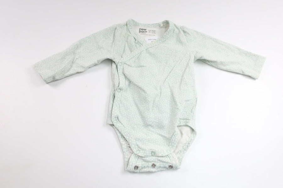 Wickelbody von Lindex – Größe 50/56 – Blau