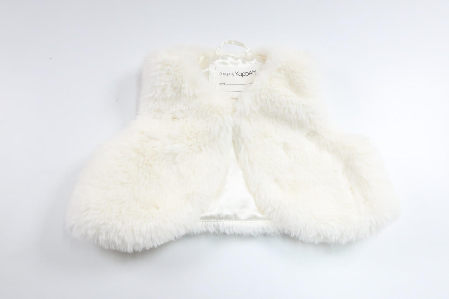 Bolero/Cardigan in faux fur from Kappahl - Size 68 - White