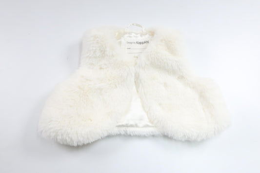 Bolero/Cardigan in faux fur from Kappahl - Size 68 - White