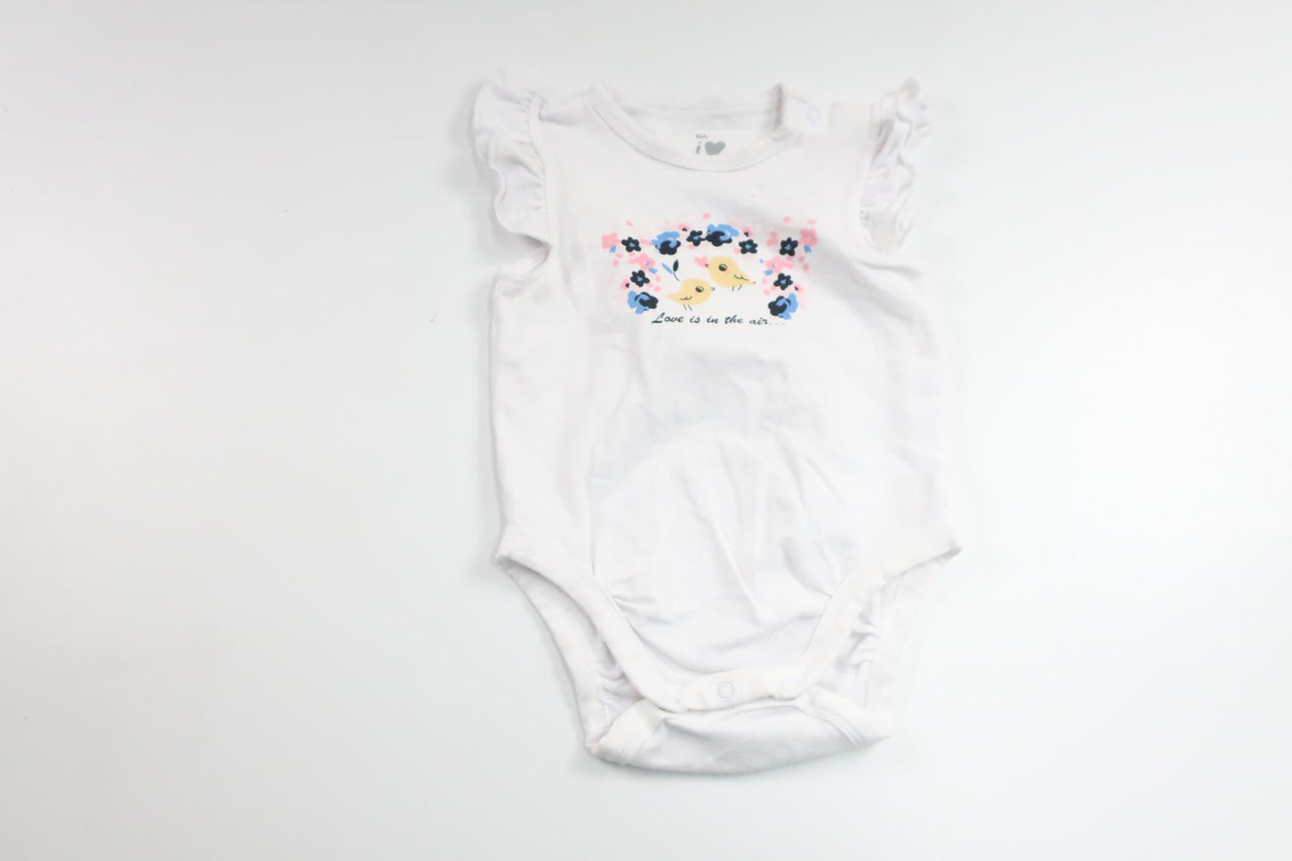 Bodysuit from ICA I Love Eco - Size 62 - White