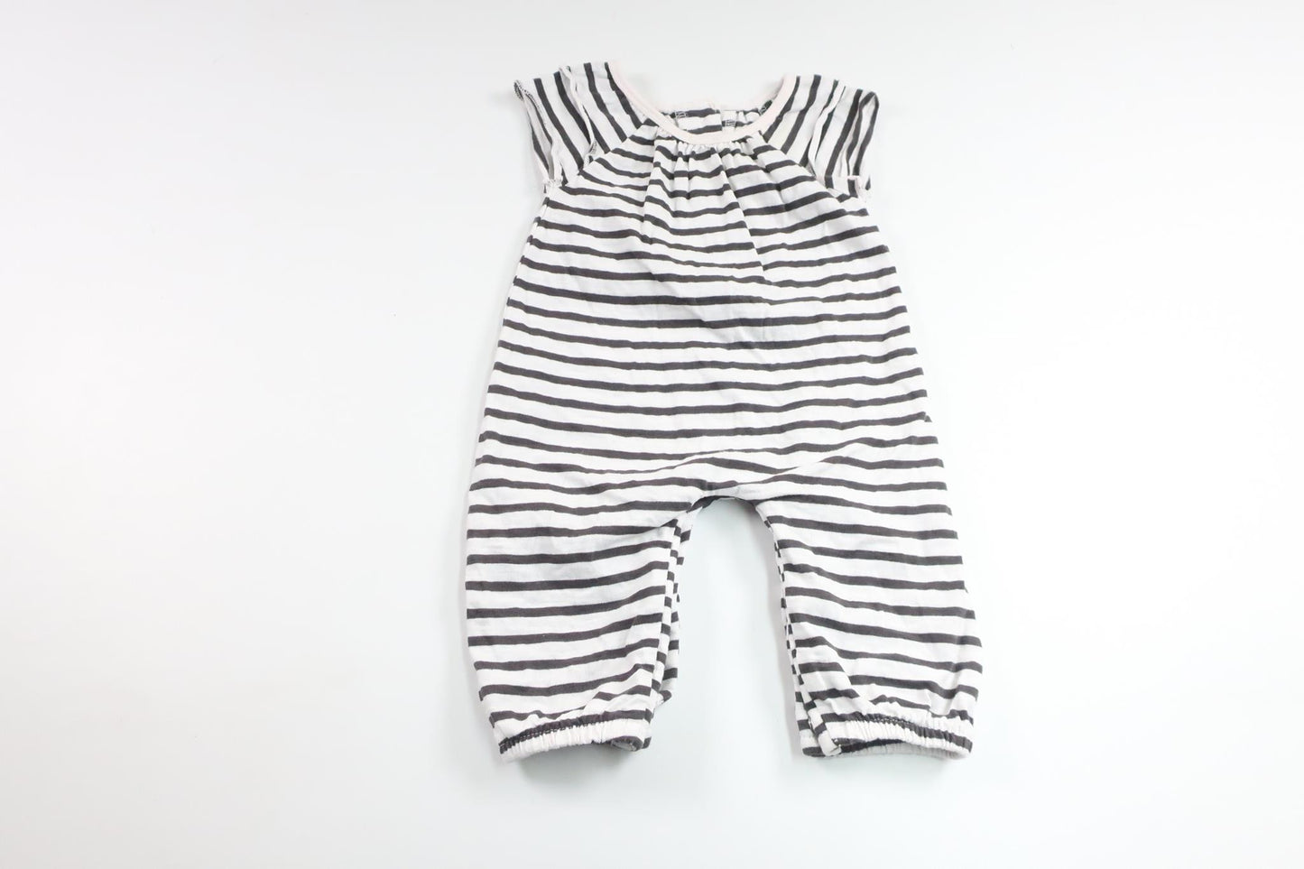 Gestreifter Jumpsuit von Cubus – Größe 26 – Weiß