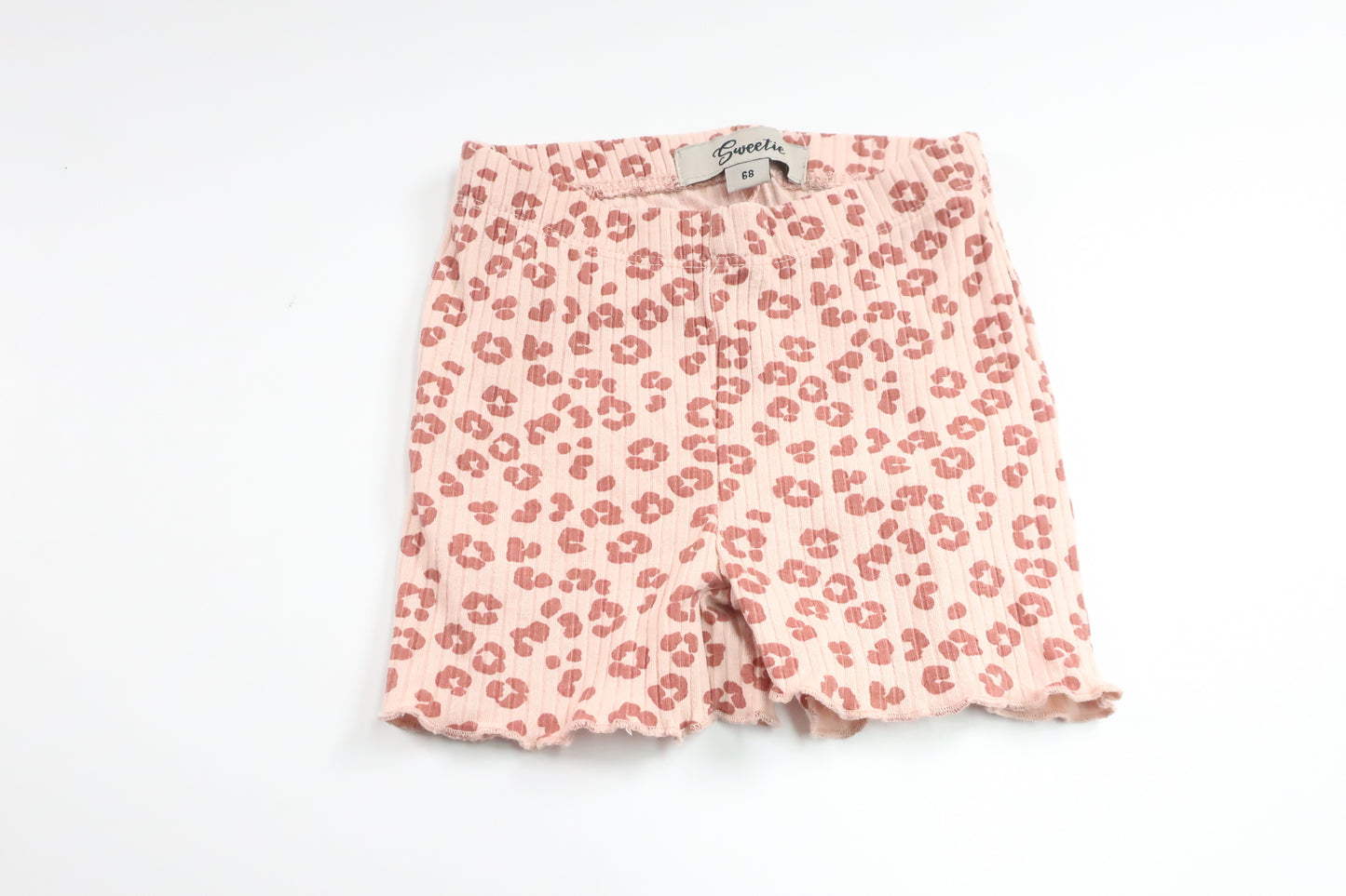 Shorts mit Leopardenmuster von Sweetie – Größe 68 – Rosa