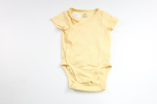 Wickelbody von H&MM - Größe 68 - Gelb