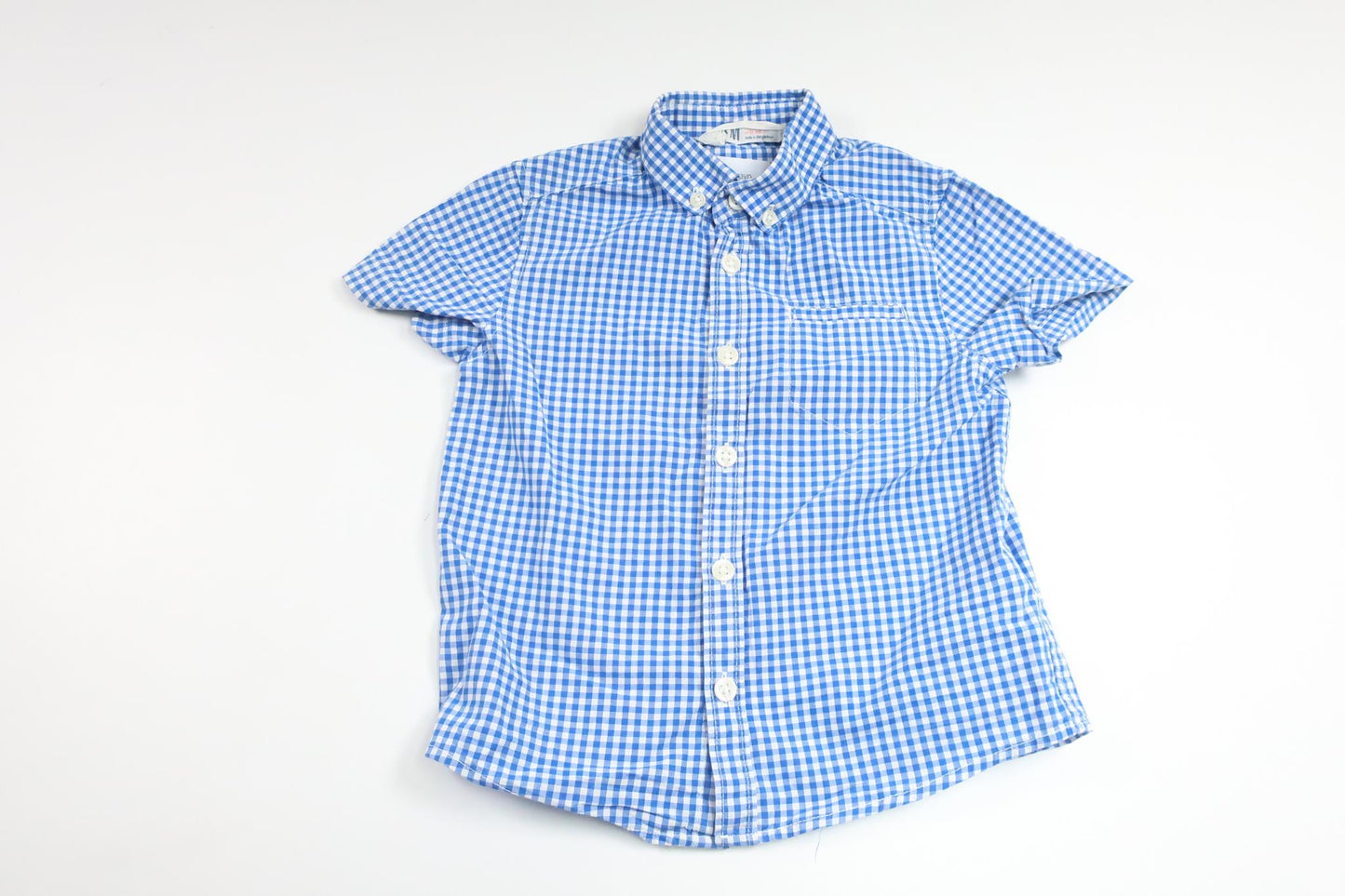 Gestreiftes Hemd von H&MM - Größe 92 - Blau