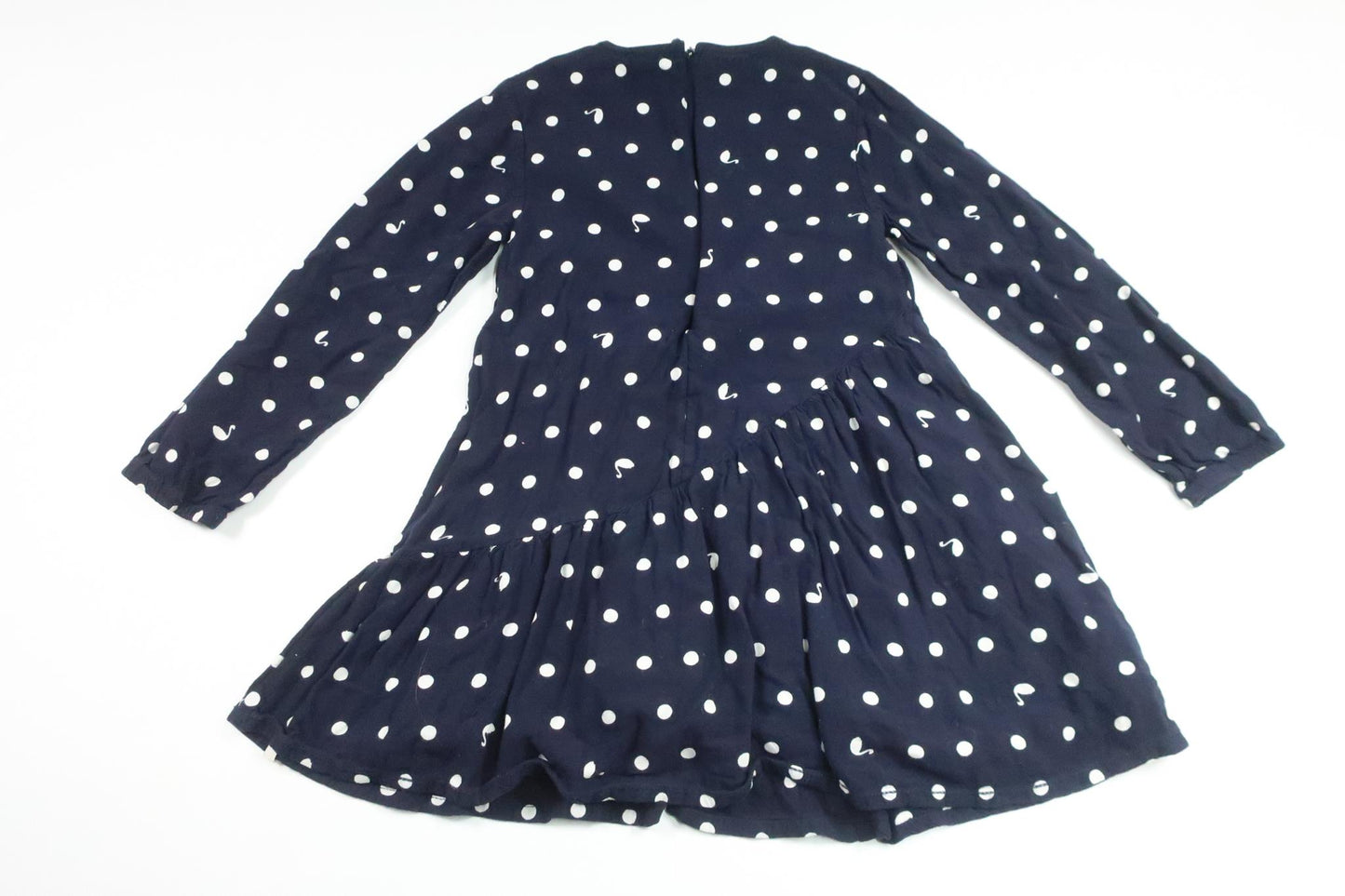 Gepunktetes Kleid von Esprit – Größe 116/122 – Marineblau