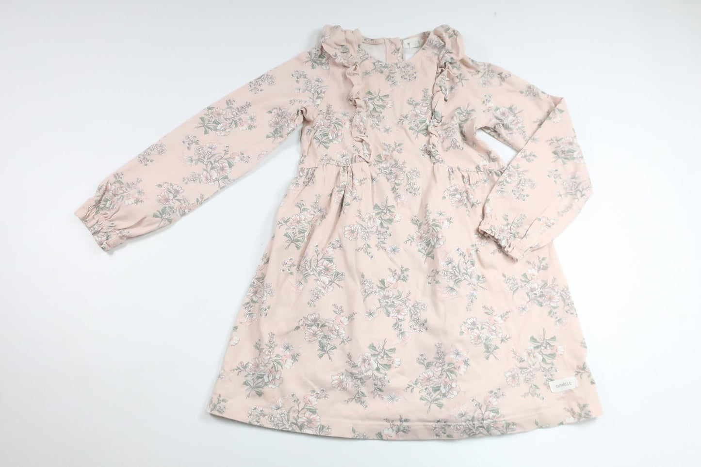 Geblümtes Kleid von Newbie – Größe 116 – Rosa