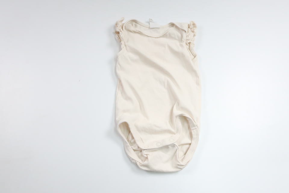 Body von H&MM - Größe 68 - Cremeweiß