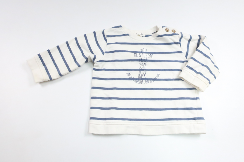 Sweatshirt von Newbie – Größe 68 – Weiß