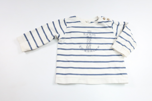 Sweatshirt von Newbie – Größe 68 – Weiß