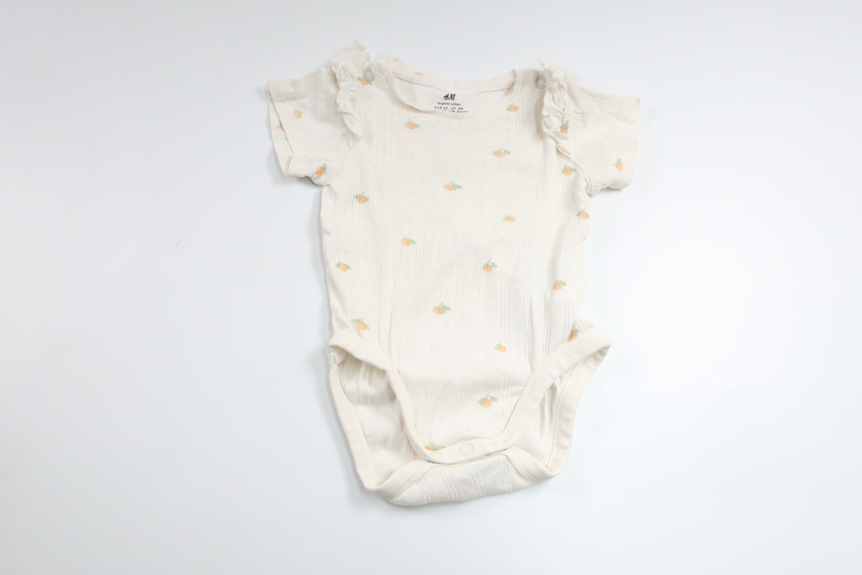 Body von H&MM - Größe 62 - Weiß