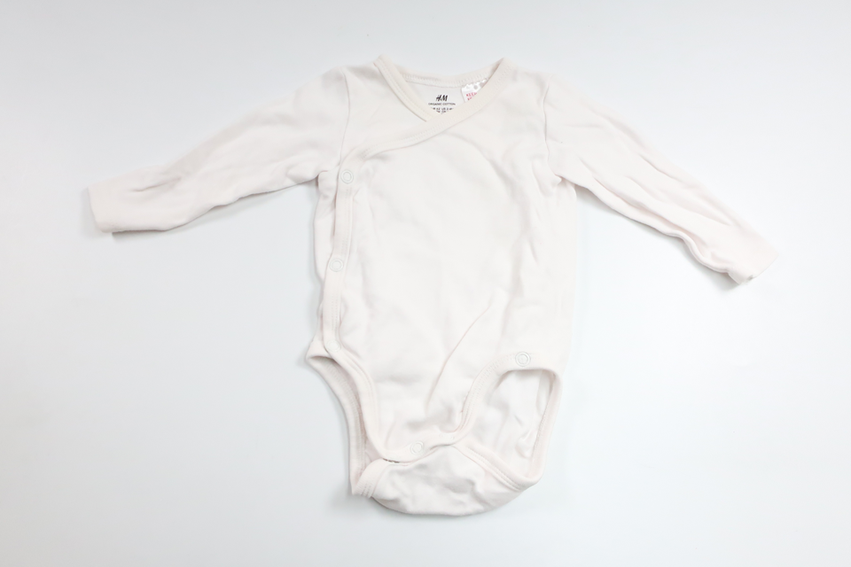 Wickelbody von H&MM - Größe 62 - Weiß