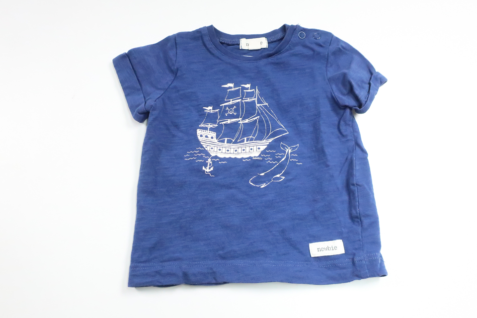 T-Shirt von Newbie – Größe 68 – Blau