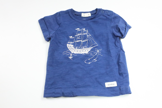 T-Shirt von Newbie – Größe 68 – Blau