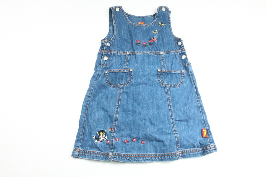 Jeanskleid von Bamse by Lindex - Größe 116 - Denim